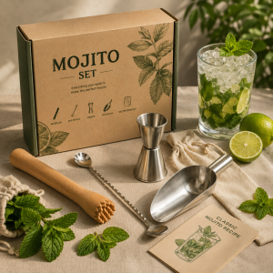 Conjunt d' eines de cocteleria